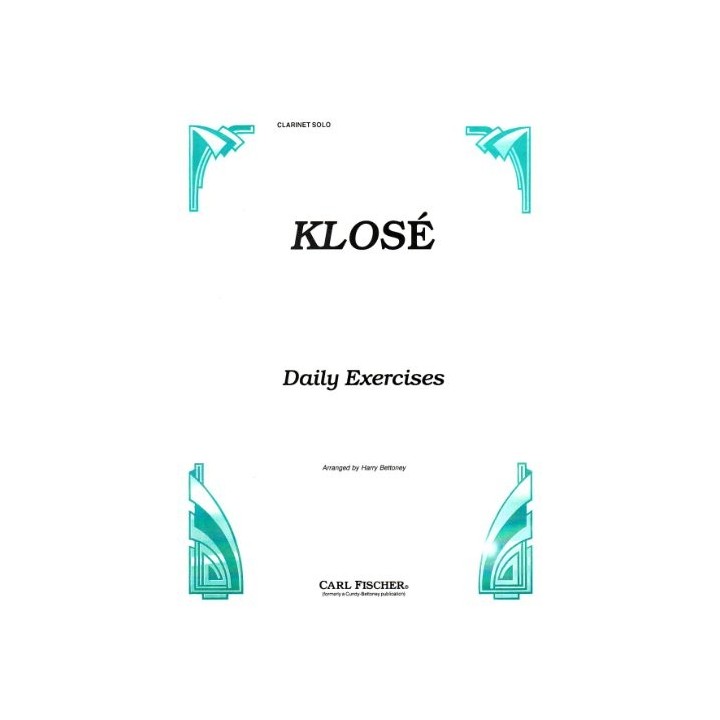 CU35 - Klose - Daily Exercises for Clarinet